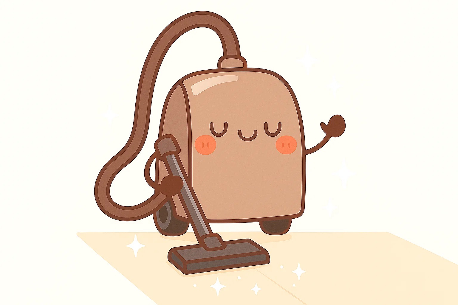 掃除機かけ